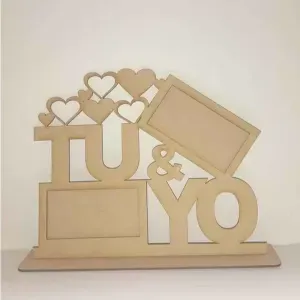 Marco para fotos tu y yo San Valentín
