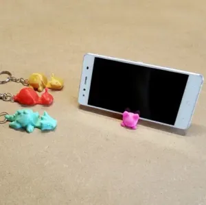 Animal keychain phone holders