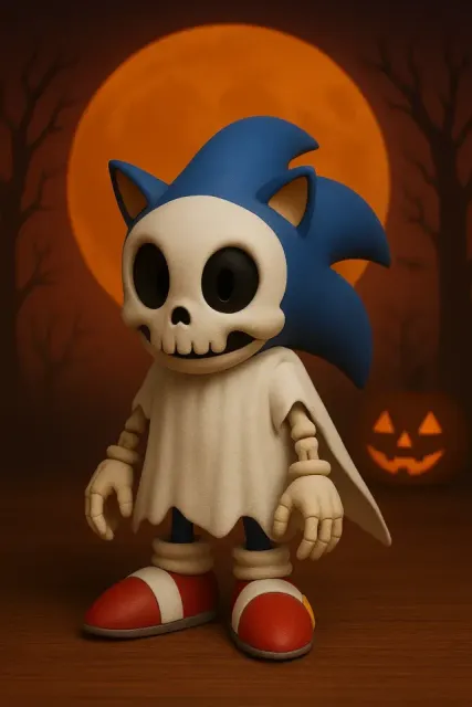 👻 Sonic Ghost & Bones | Ghost & Bones Sonic — Фото 3 из 4