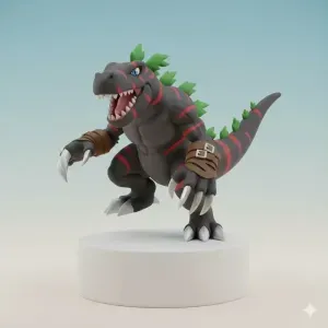 DarkTyranomon Digimon Creature Model