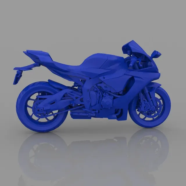 YAMAHA YZF - R1 3D MODEL CUSTOM READY PRINTING STL FILE