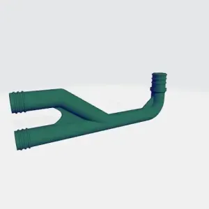 VW Bus Solex Pict 34 Carb Air intake Pipe