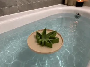 Ashtray that can swimm