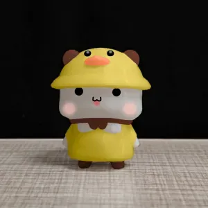 Couple Bear-Little Yellow Duck Fisherman Hat_Yier