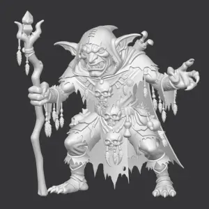 Goblin shaman D&D Miniature