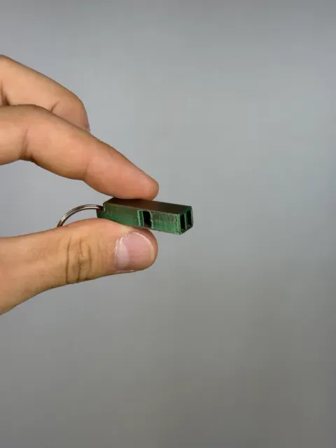 Mini Dual Chamber Whistle — Image 2 of 3