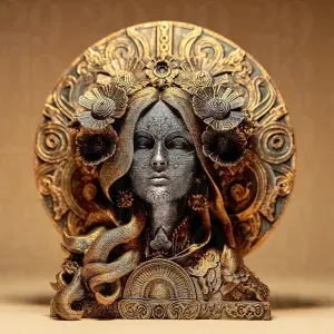 Ornamental Dia Dos Muertos Relief