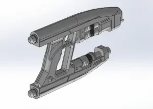 Star-Lord Quad Blaster 3D 1 Part Printable model