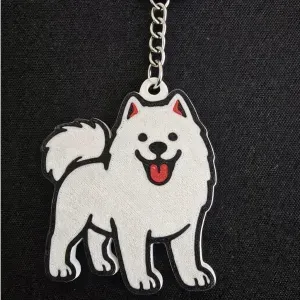 Samoyed Keychain – Cute Dog Breeds Collection