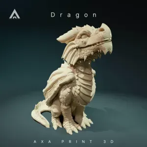 Majestic Fantasy Dragon | High-Detail 3D Model