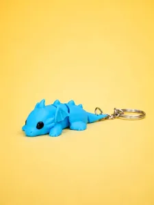 Cute Flexi Dragon Keychain / Toy
