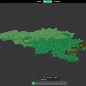 Provinces of Belgium. 3D Map puzzle (11 pieces)