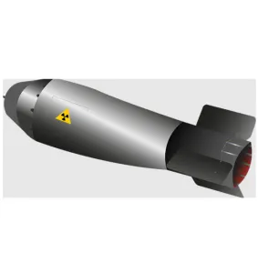 Nuclear Missile Shaped Screw End Cap - Any Pitch of Screw