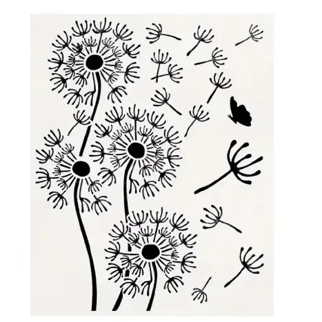 flower stencil 2