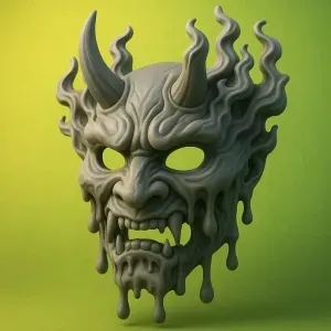 Venomdrip Oni Mask