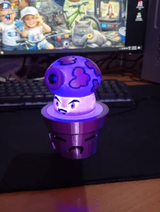 Plants vs Zombies Fume Shroom Night Light