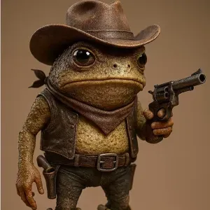 Cowboy frog - Sapo Pistolero