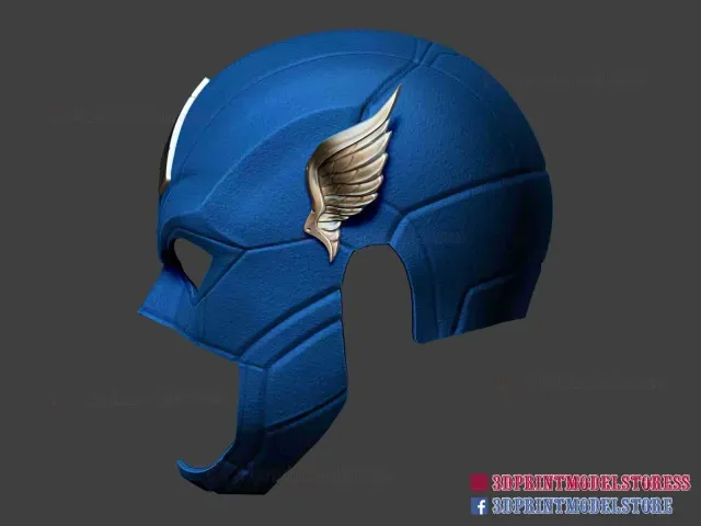 Captain America Helmet - Marvel Cosplay — Фото 4 из 9