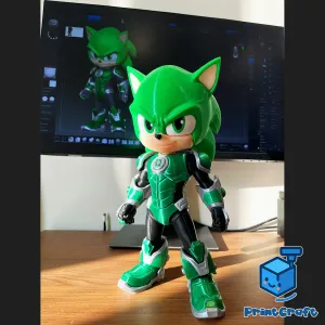 CYBER Green Lantern Sonic _ (MULTIPARTS/3MF/NoAMS)