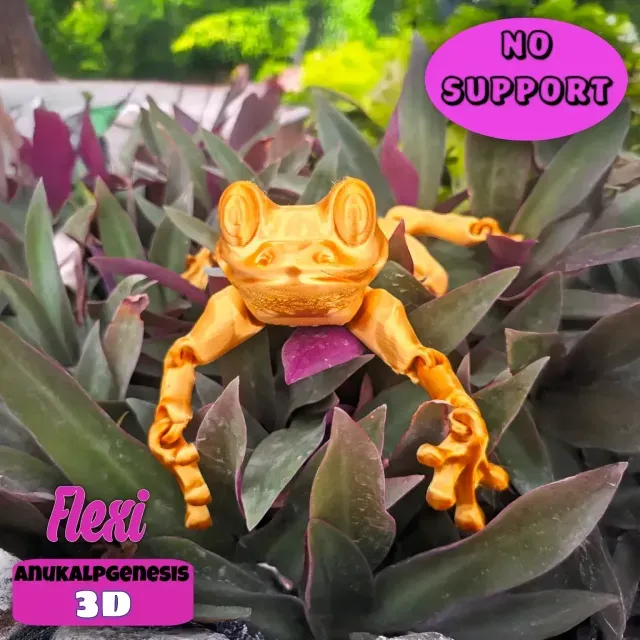 Cute Flexi Print-in-Place Frog — Фото 7 из 9