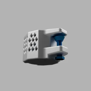 Desk Mug/Cup Holder | Clamp Mount | Diamond Texture