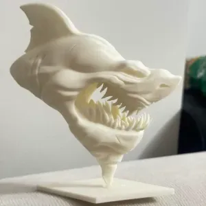 shark head bust