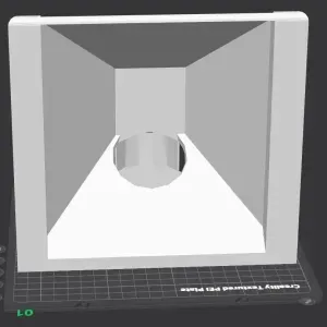 Lithophane night light frame