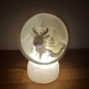 Illuminated Reindeer Sphere