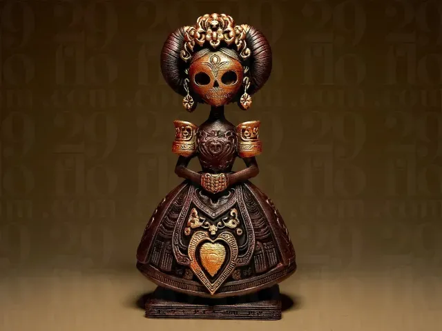 Dia Dos Muertos Figurine — Image 8 of 9
