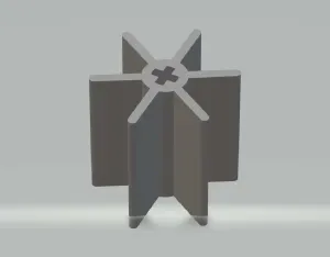 6 bladed turbine for Lego vacuum engine