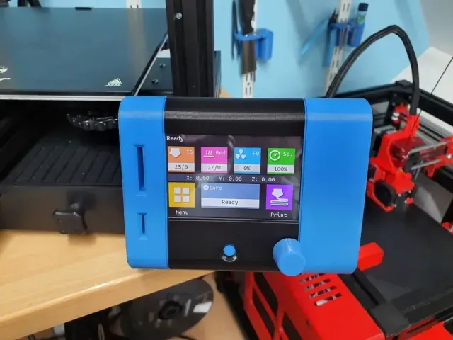 Slim Pivoting Display Housing for the Ender 3 & 5 — Фото 8 из 9