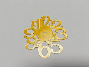 Artistically Designed Clock Face