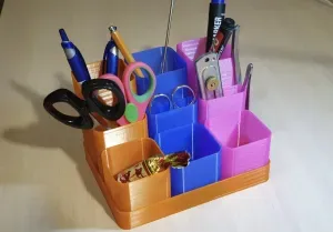 Modular desk organizer (vase mode)