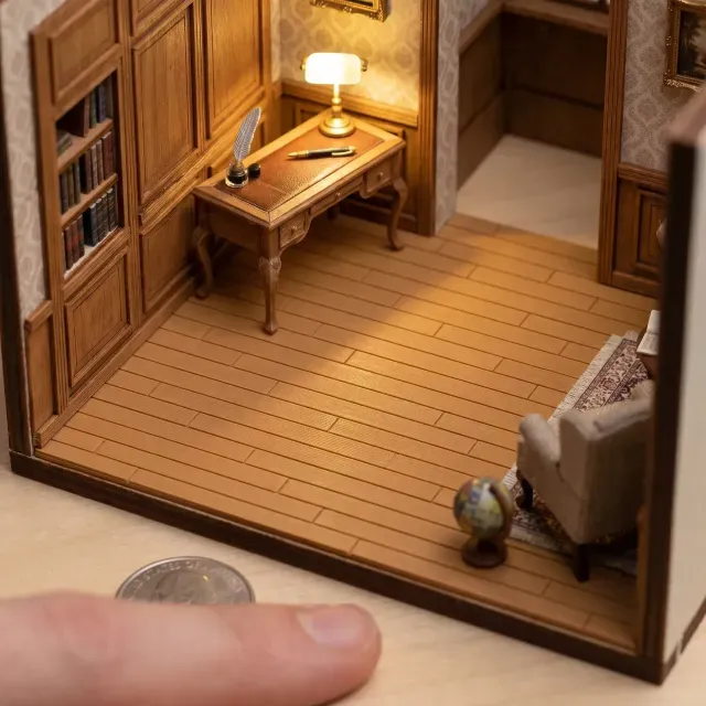 Miniature Dollhouse Floor Tiles-Realistic Flooring 1:12 — Image 7 of 9