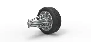 Slab wheel Scale 1:10