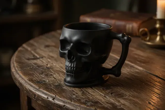 Skull Mug with Bone Handle — Фото 3 из 4