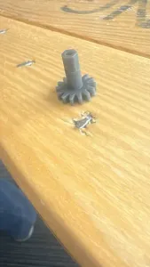 RC servo gear element