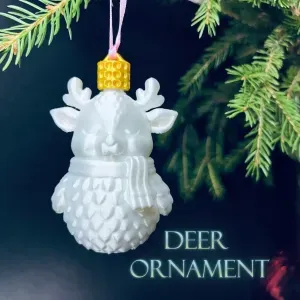 Christmas Tree Deer Ornament - Collection 2025
