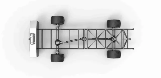Chassis of 4wd pulling truck Scale 1:25 — Image 7 of 9