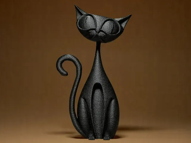 Funny Cat Figurine — Image 2 of 6