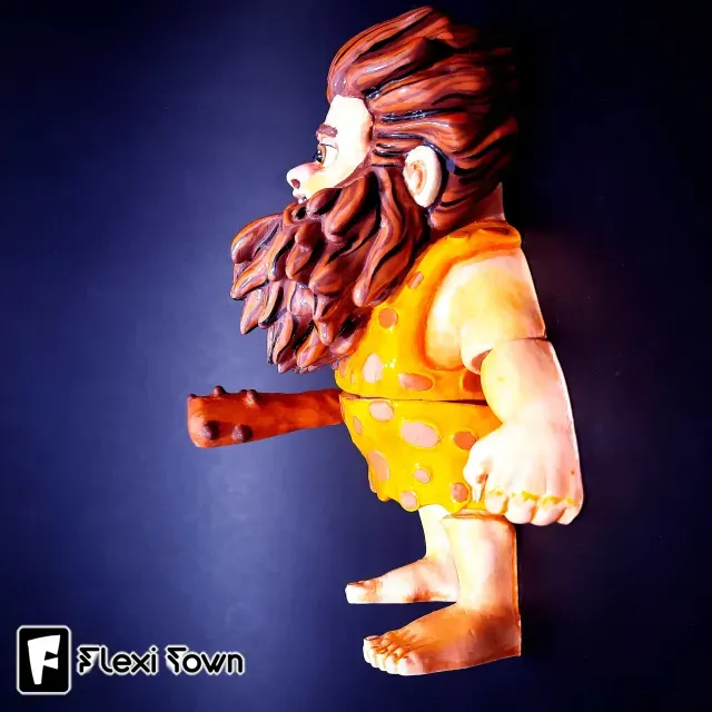 Flexi Print-in-Place Caveman — Image 6 of 9