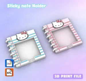 Post-It, Sticky Note Holder SPIRAL NOTEBOOK HELLO KITTY