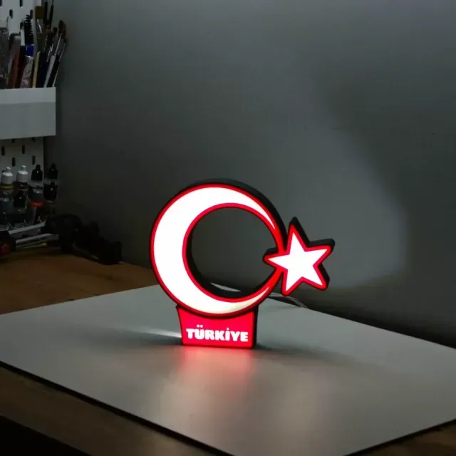 Türk Bayrağı Lightbox - Flag of Turkey