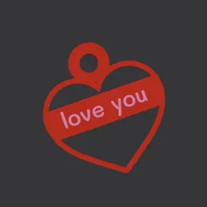 Love You KeyChain