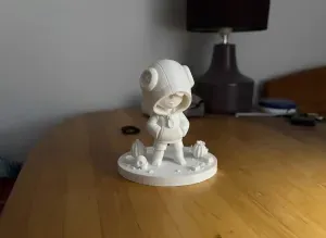 Leon – Brawl Stars Inspired Stealth Kid Figurine