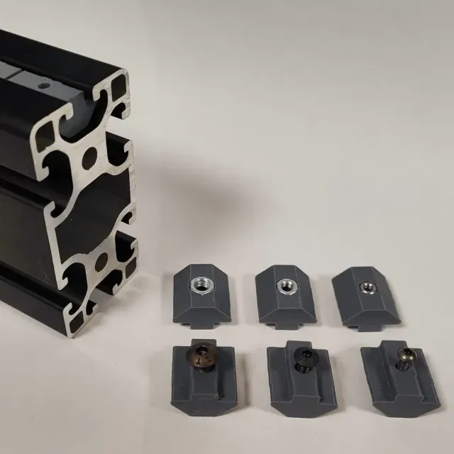 4040 T-Slot Nut Inserts V2 | Extended (M3/M4/M5)