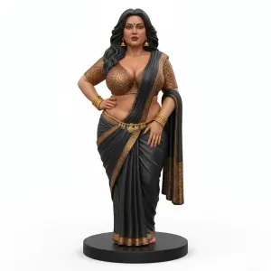 Midnight Sari Queen – Indian Glam Collection