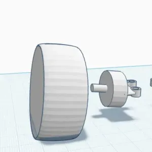 RC car wheels with camber attachment (good for drifting)