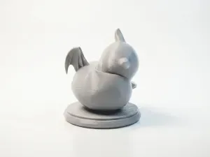 Baby Dragon Sleeping Figurine Chibi 3D Printable
