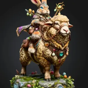 Runebound Easter Rabbit Rider